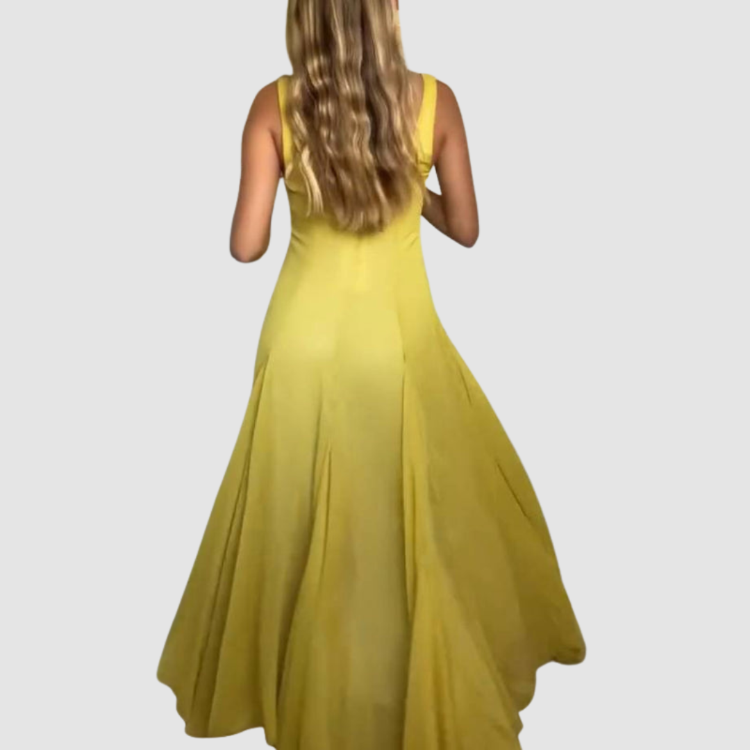 Suzy Elegant Strappy Maxi Dress