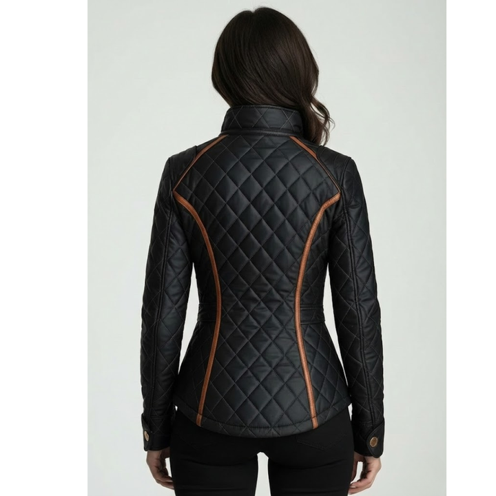 Leatrice Diamond-Quilted Lined Jacket