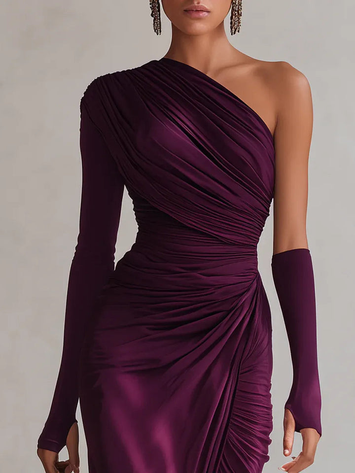 Rhianna Elegant Maxi Dress + Sleeve