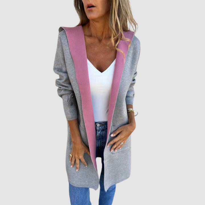 Mariela Colorblock Hooded Jacket