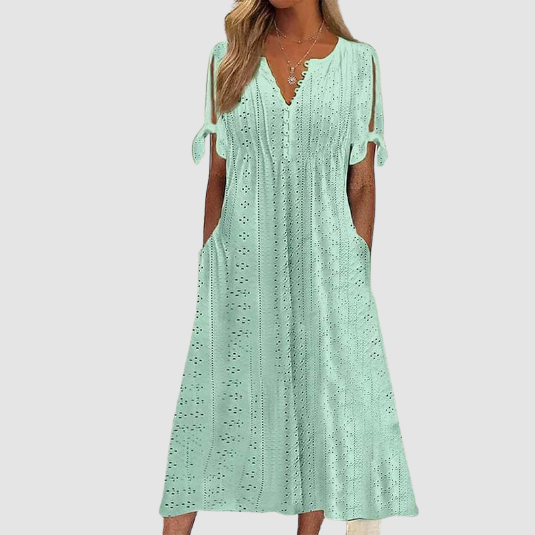 Olive Elegant Casual Dress