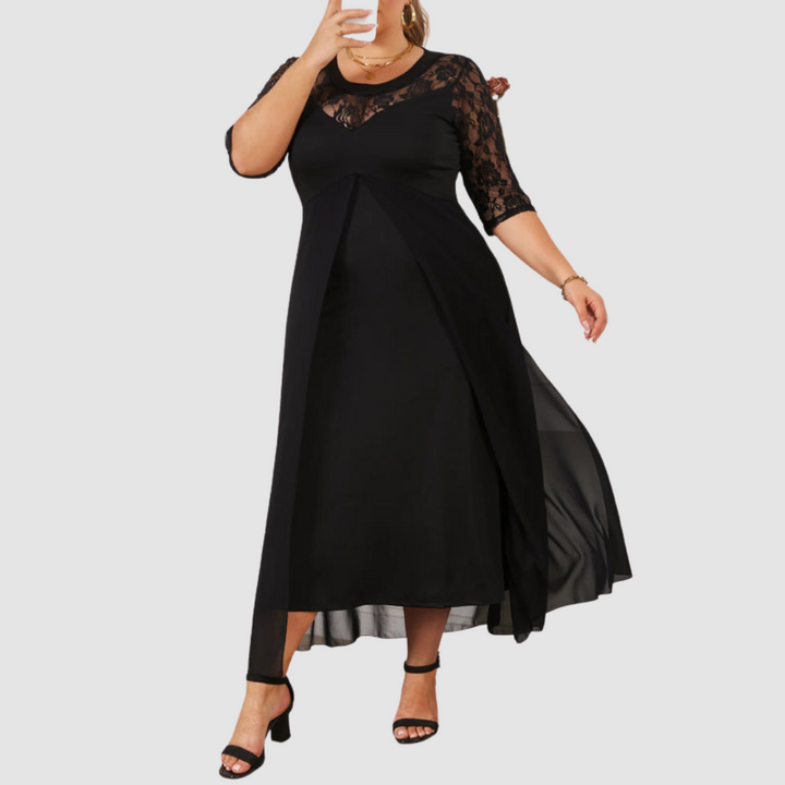 Reina Long Lace Dress