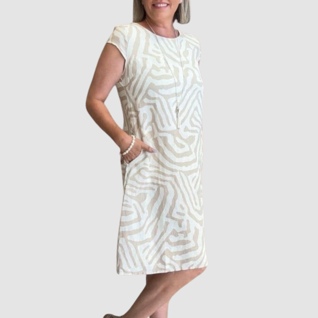 Noelle Vintage-Inspired Cotton Dress