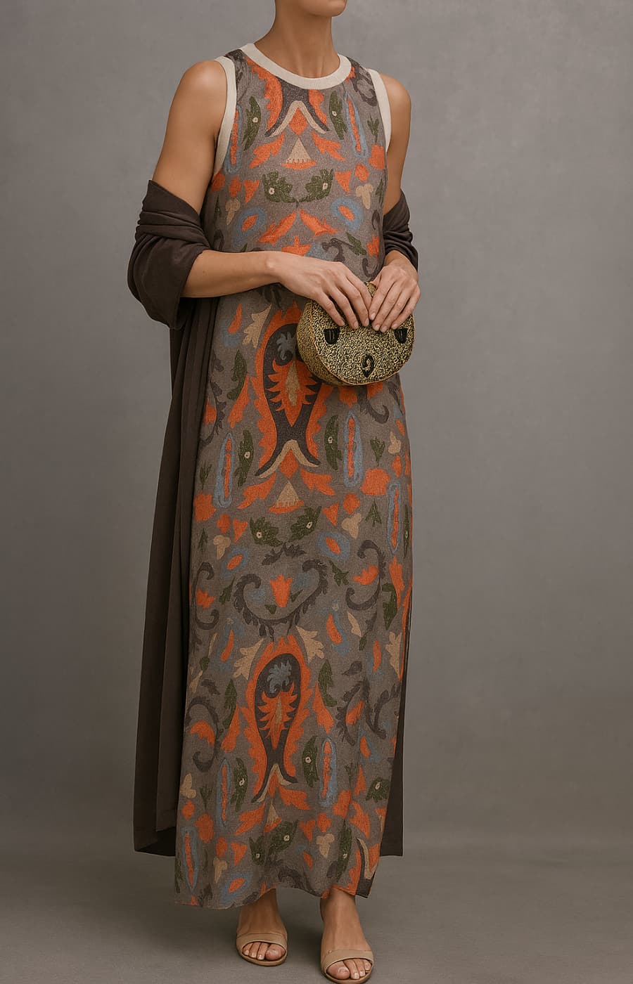 Ivorie Printed Dress