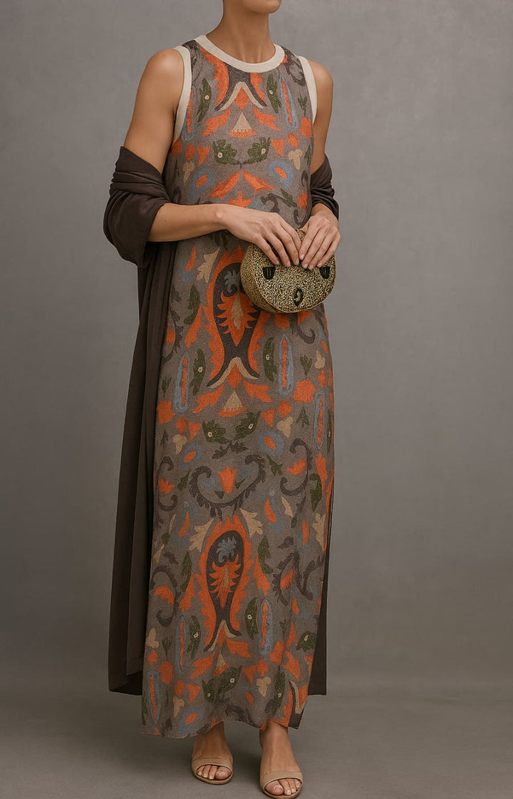 Ivorie Printed Dress
