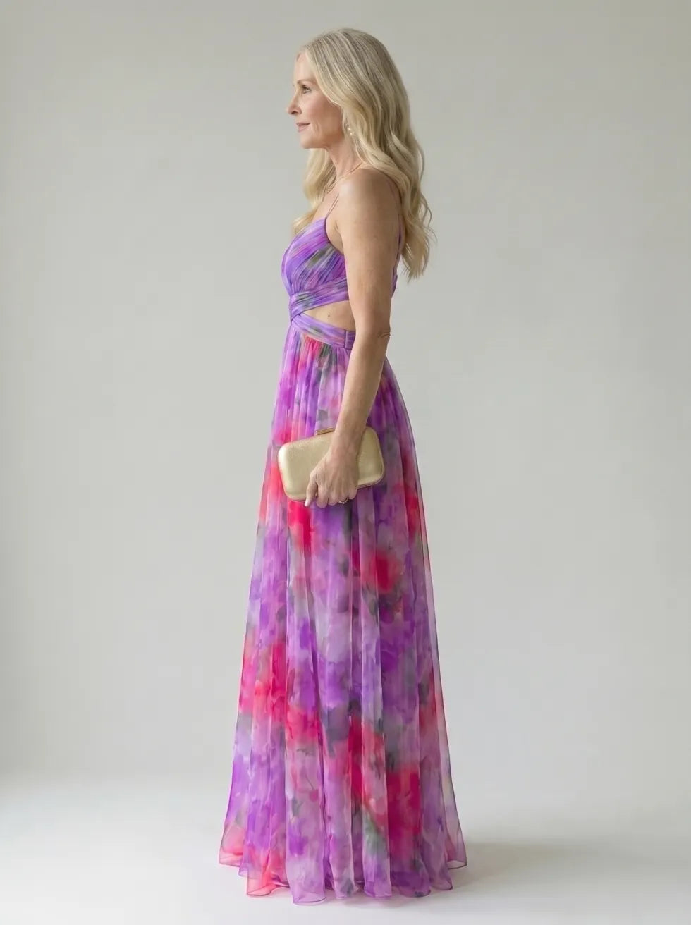 Isel Soft Wrap Maxi Dress