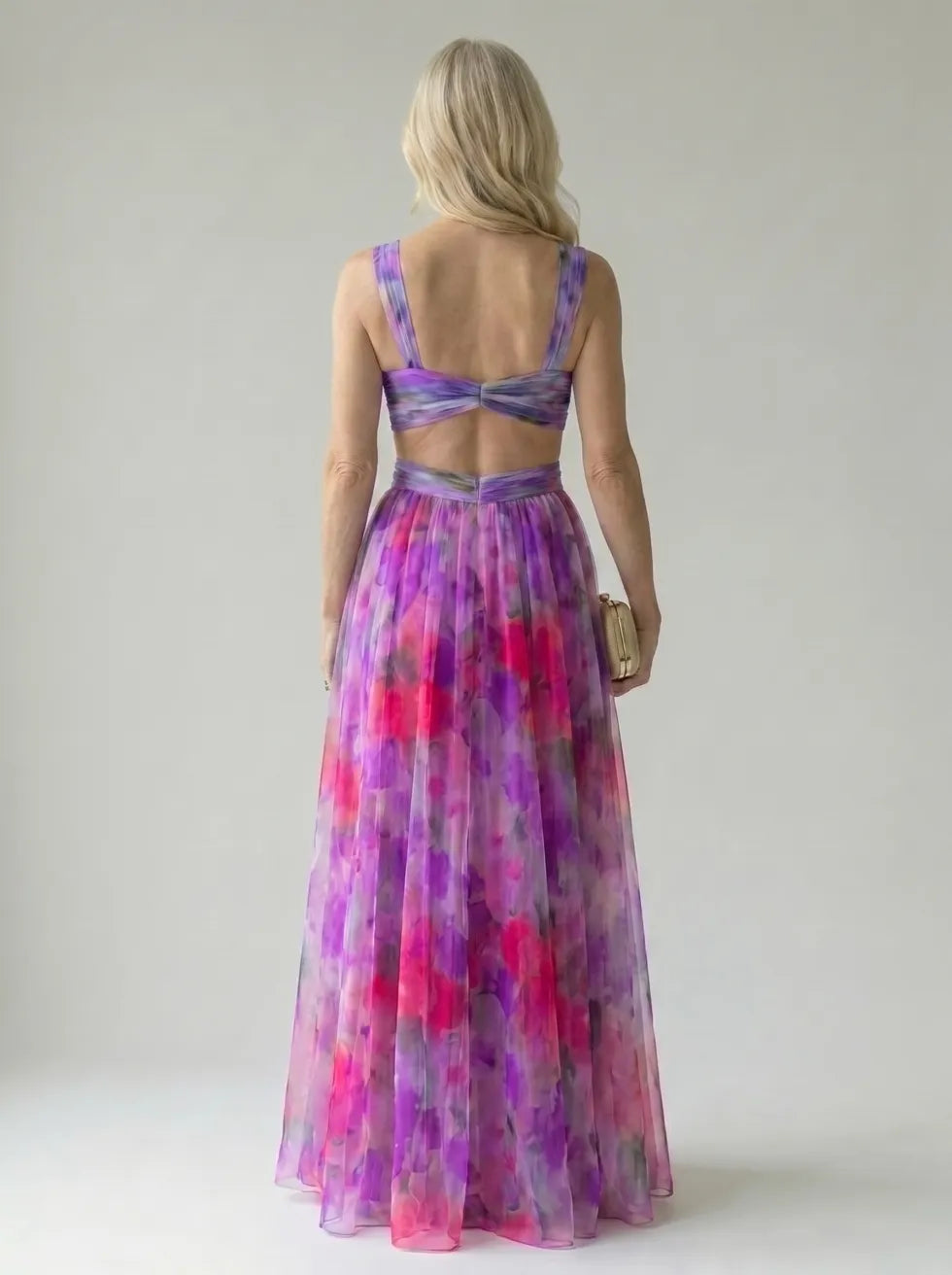 Isel Soft Wrap Maxi Dress