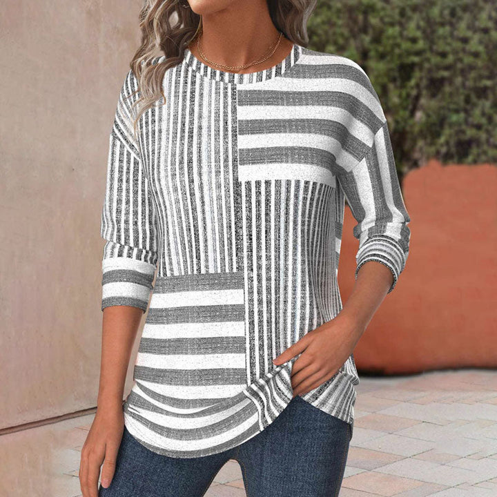 Tricia | Striped Comfort Blouse