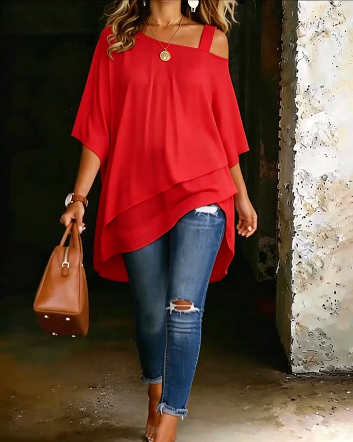 Amiyah Asymmetric Blouse