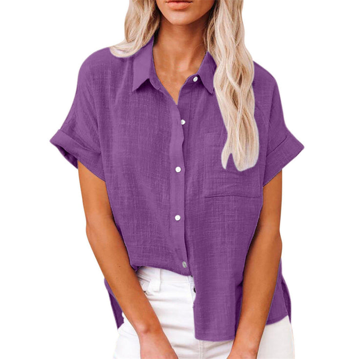 Claudia | Lightweight Shirt with Front Pocket