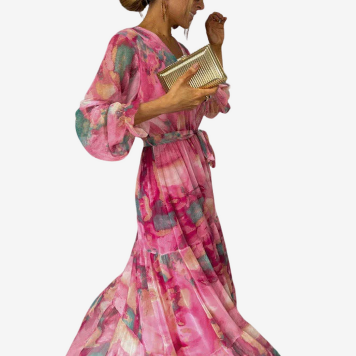 Sharrie Elegant Pink Dress