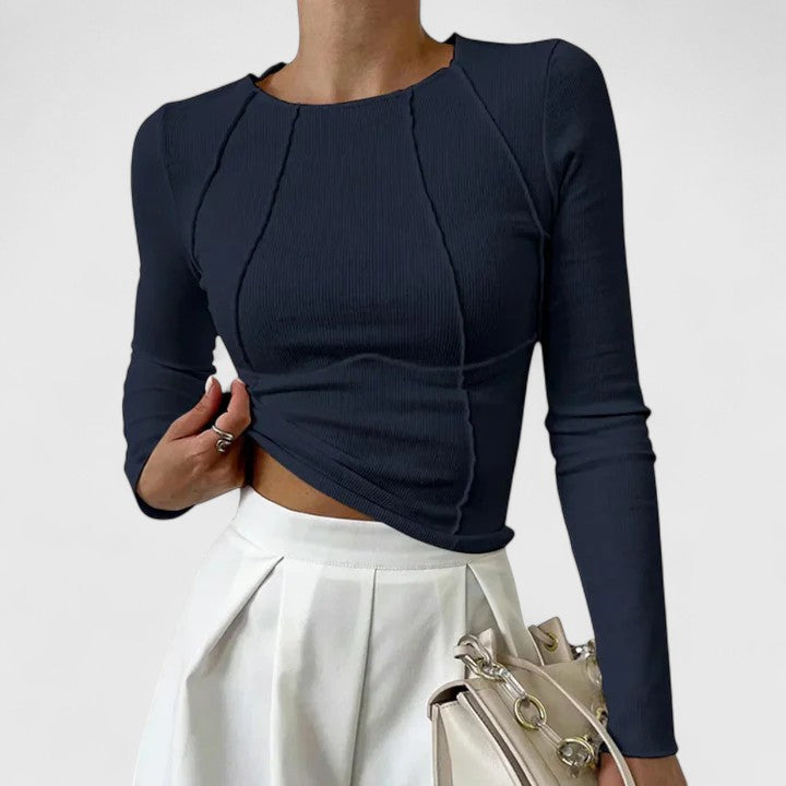 Denise Elegant Casual Long-Sleeve Top