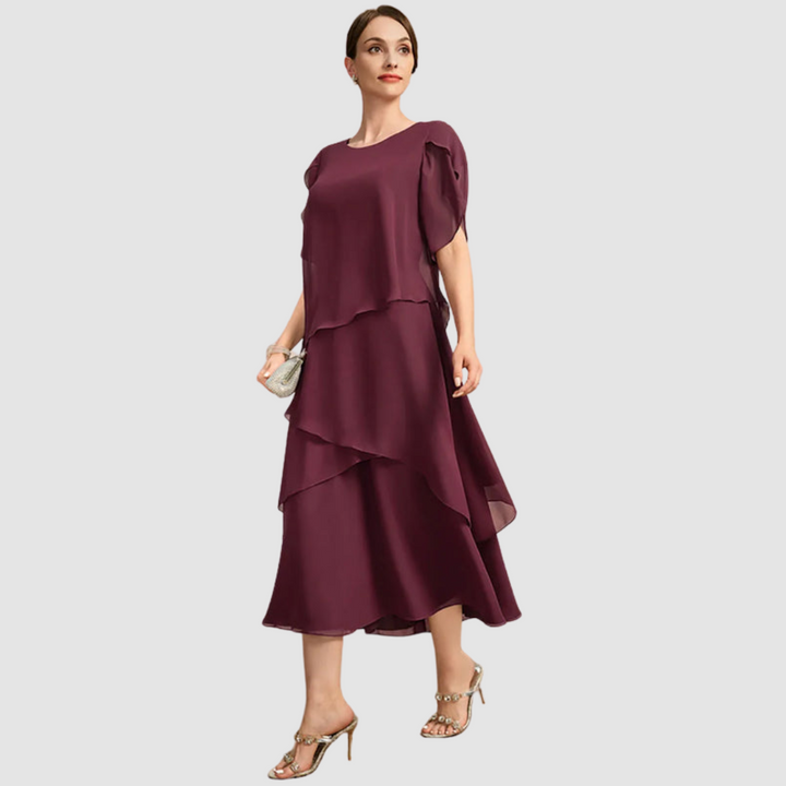 Cierra Elegant Chiffon Dress