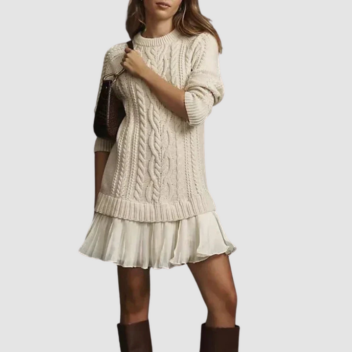 Lyla Cable Knit Mini Dress