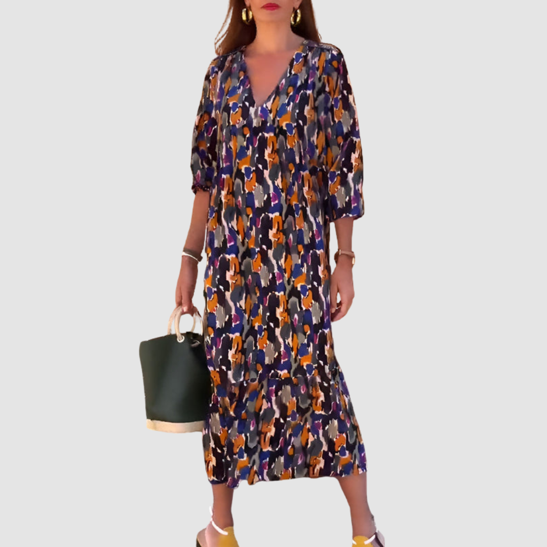 Frances V-Neck Dress