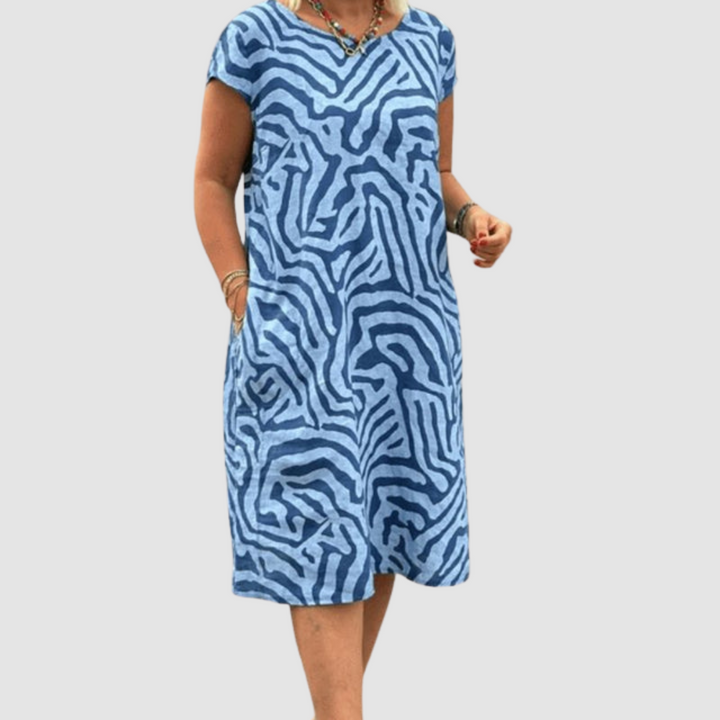 Noelle Vintage-Inspired Cotton Dress