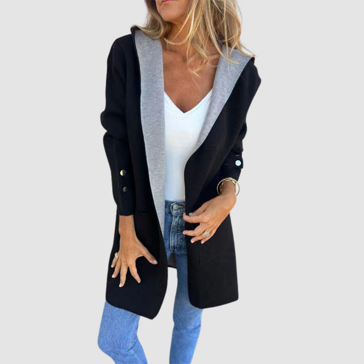 Mariela Colorblock Hooded Jacket