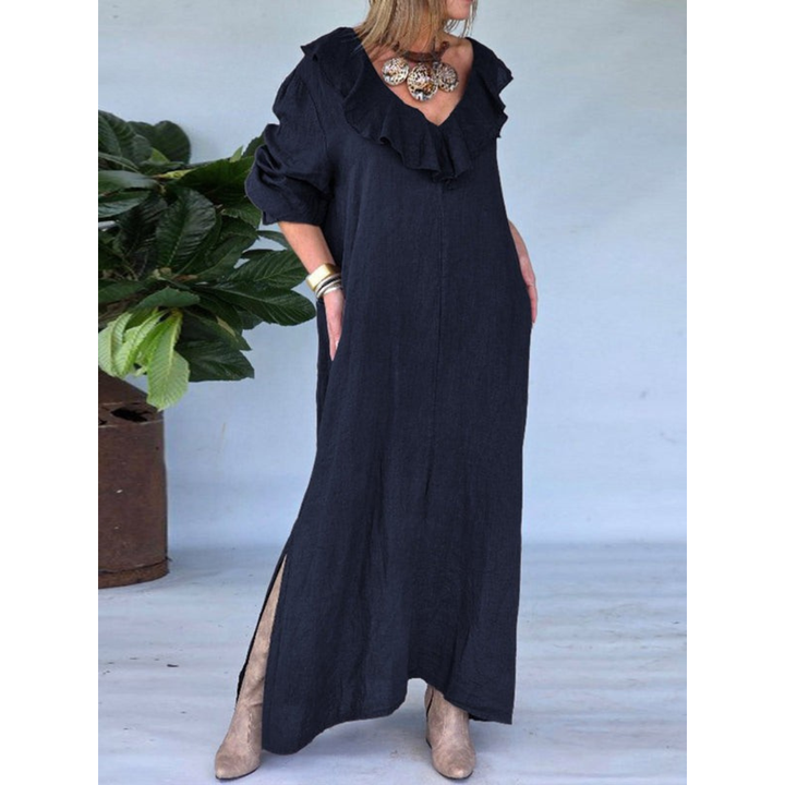 Amette Mesh Flower Dress