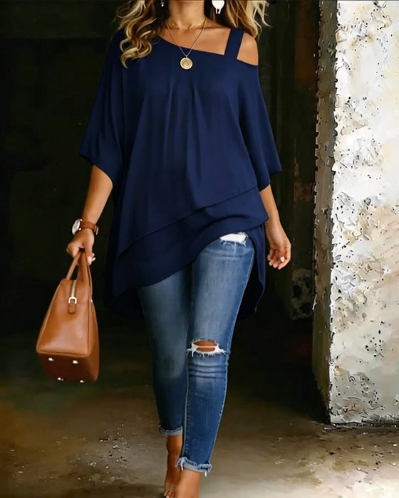 Amiyah Asymmetric Blouse