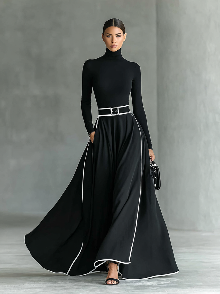 Rachelle Long Sleeve Maxi Dress + Free Belt