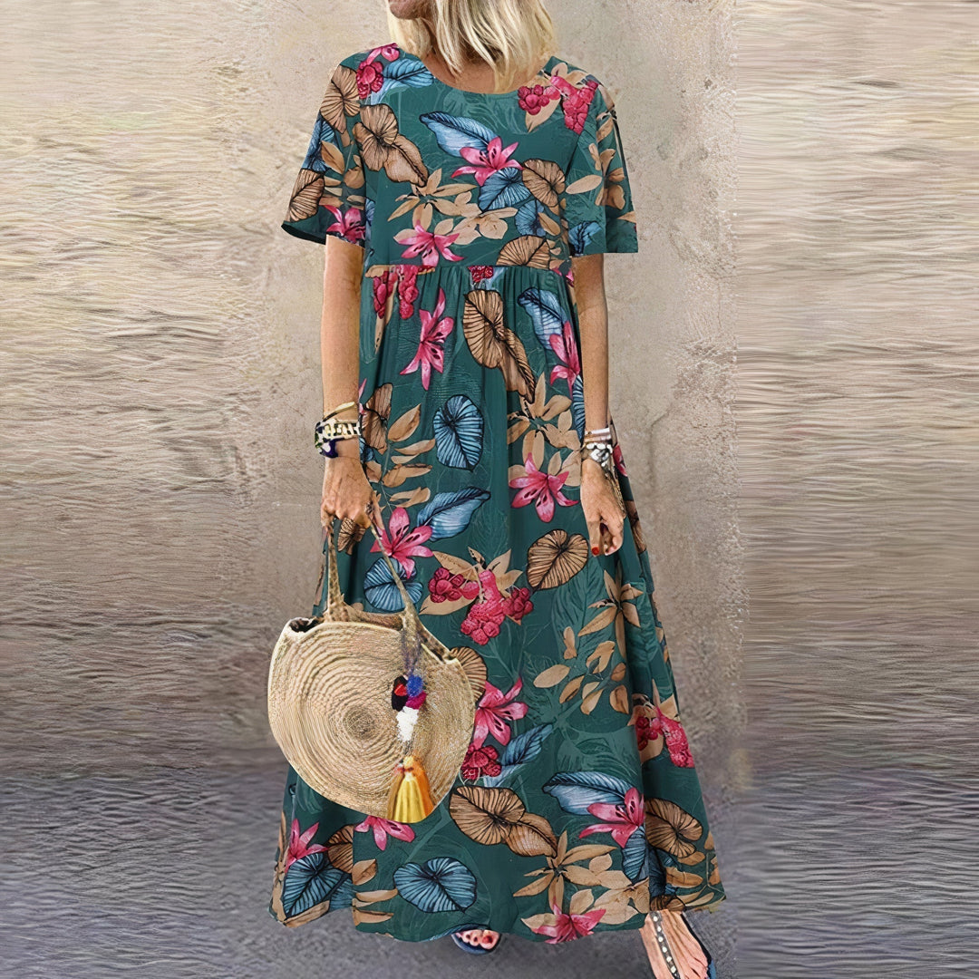 Meagan Comfortable Floral Dress