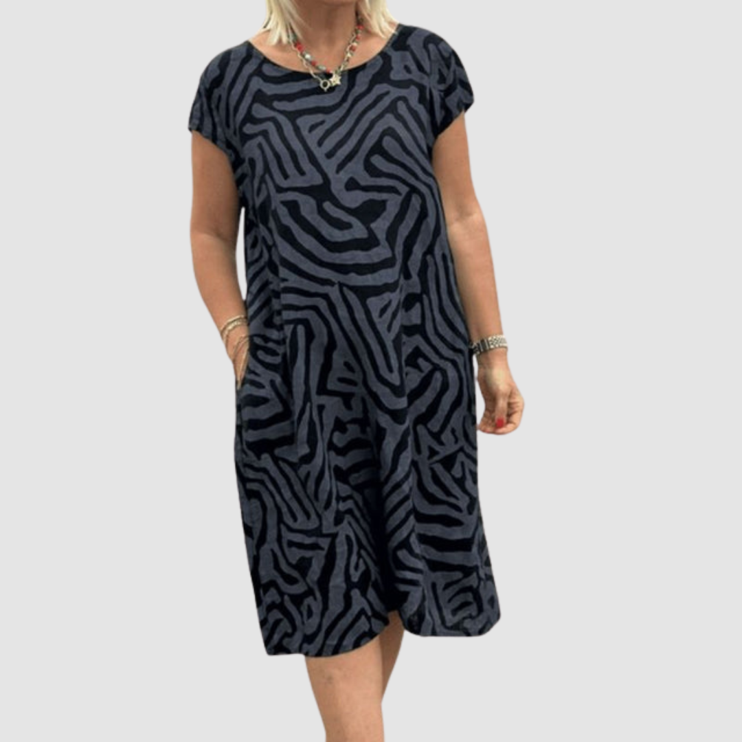 Noelle Vintage-Inspired Cotton Dress