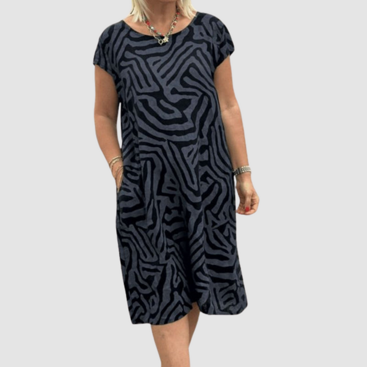 Noelle Vintage-Inspired Cotton Dress