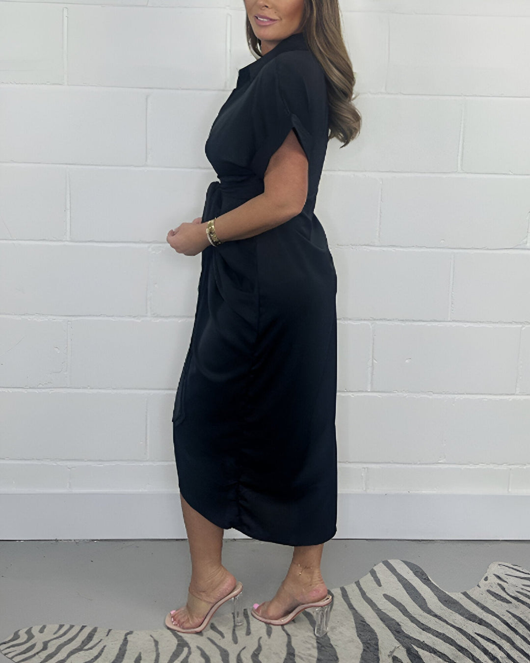 Carrie Elegant Flared Dress