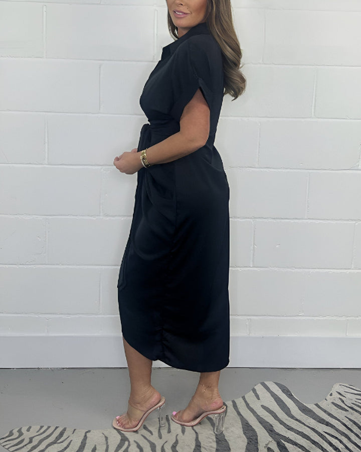 Carrie Elegant Flared Dress