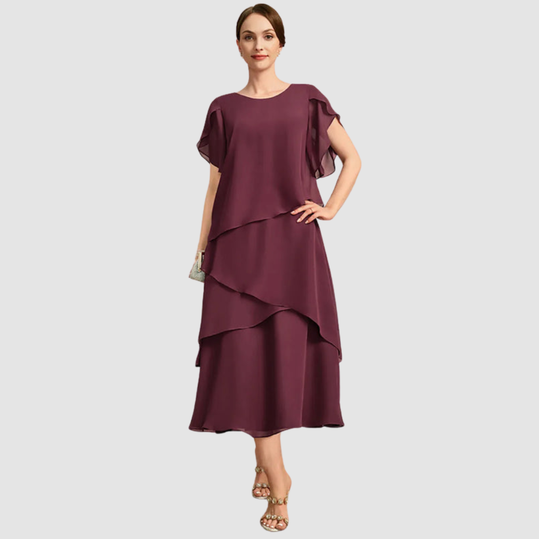 Cierra Elegant Chiffon Dress