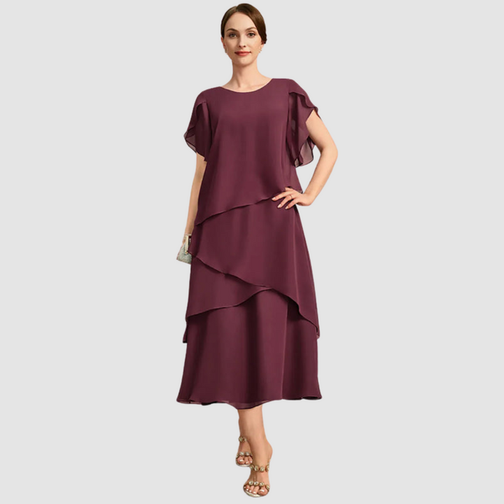 Cierra Elegant Chiffon Dress