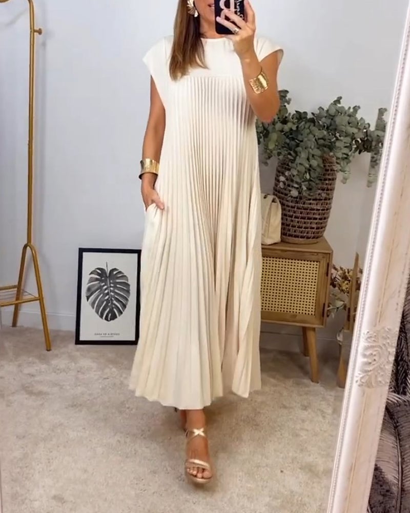 Giselle Effortlessly Elegant Pleated Dress