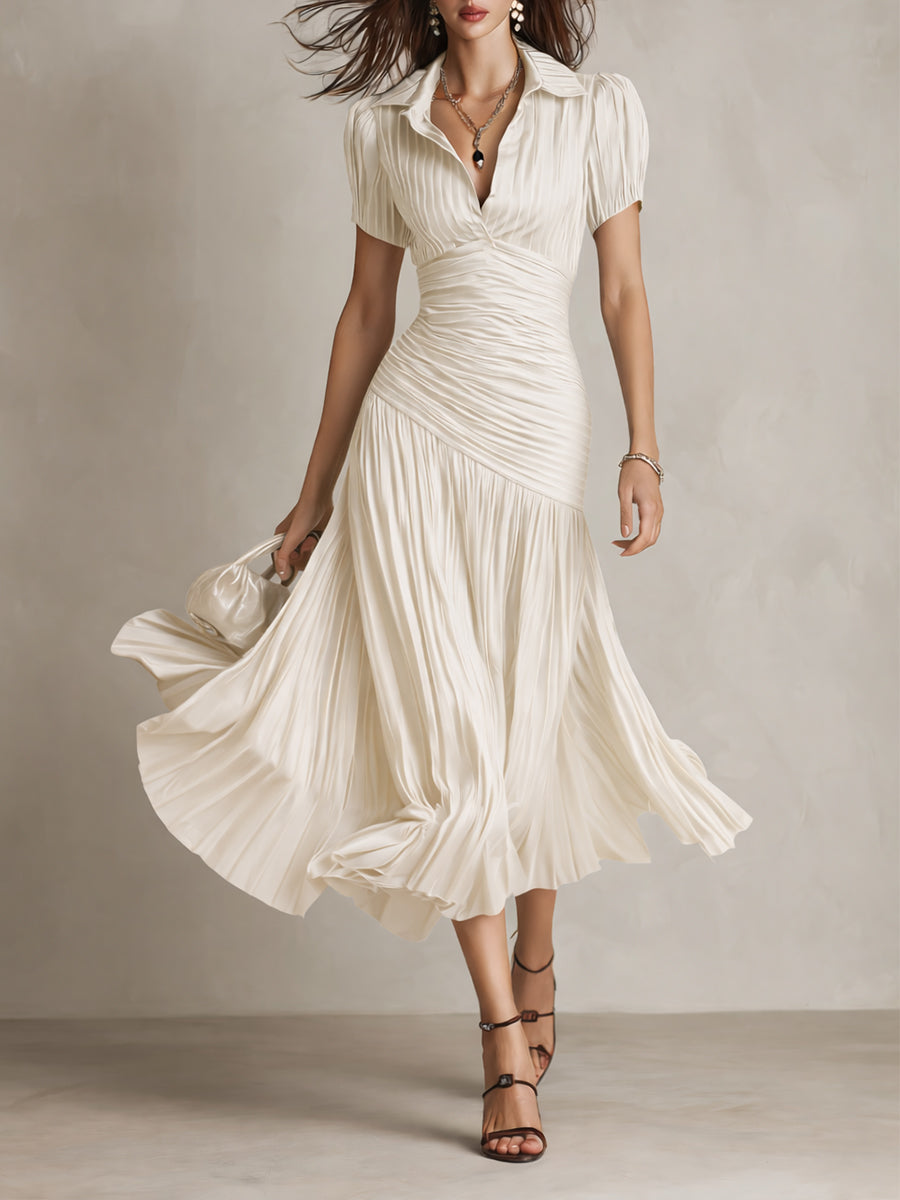 Heidi Retro Midi Dress
