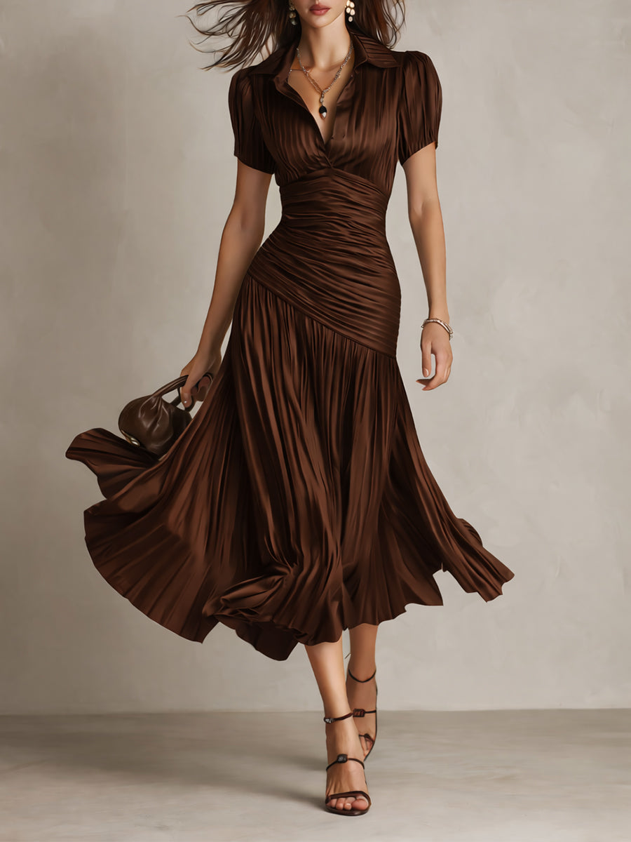Heidi Retro Midi Dress
