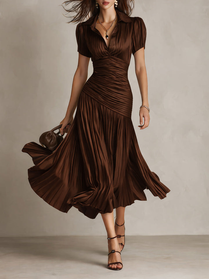 Heidi Retro Midi Dress