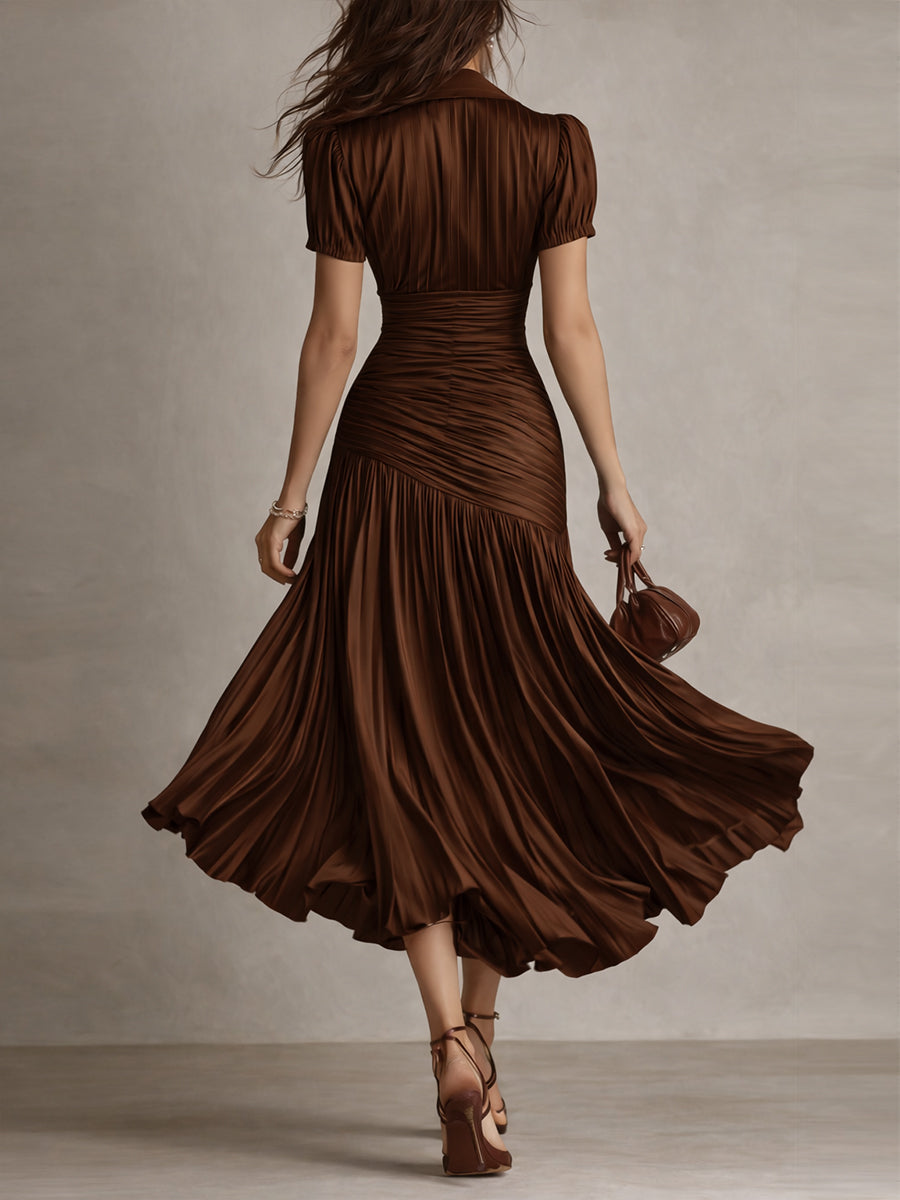 Heidi Retro Midi Dress