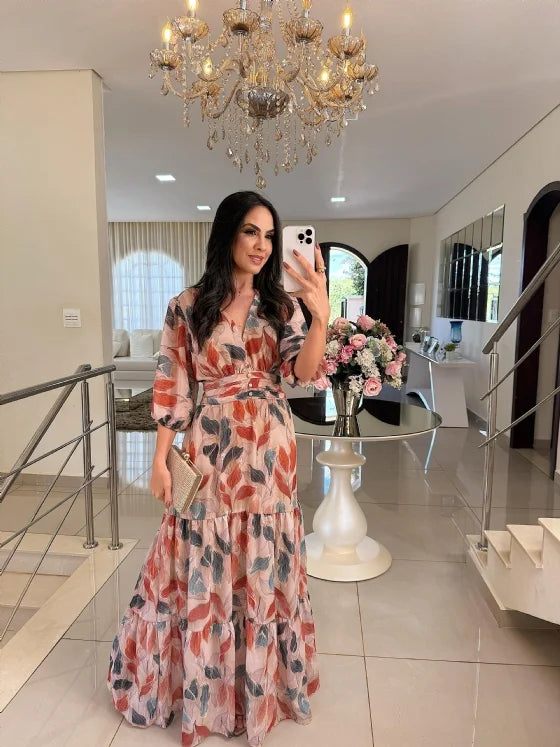 Celine Floral Maxi Dress