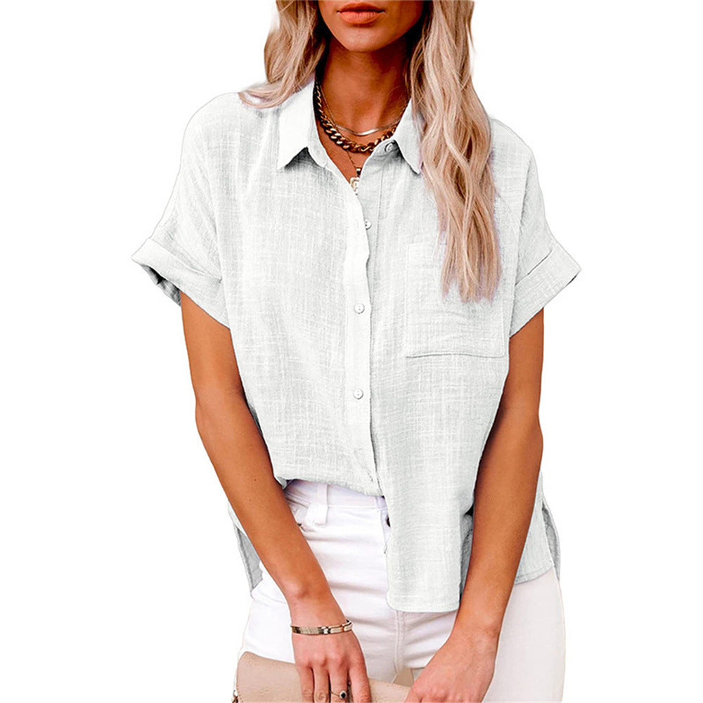 Claudia | Lightweight Shirt with Front Pocket