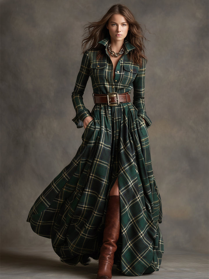 Samantha Belted Shirt Dress