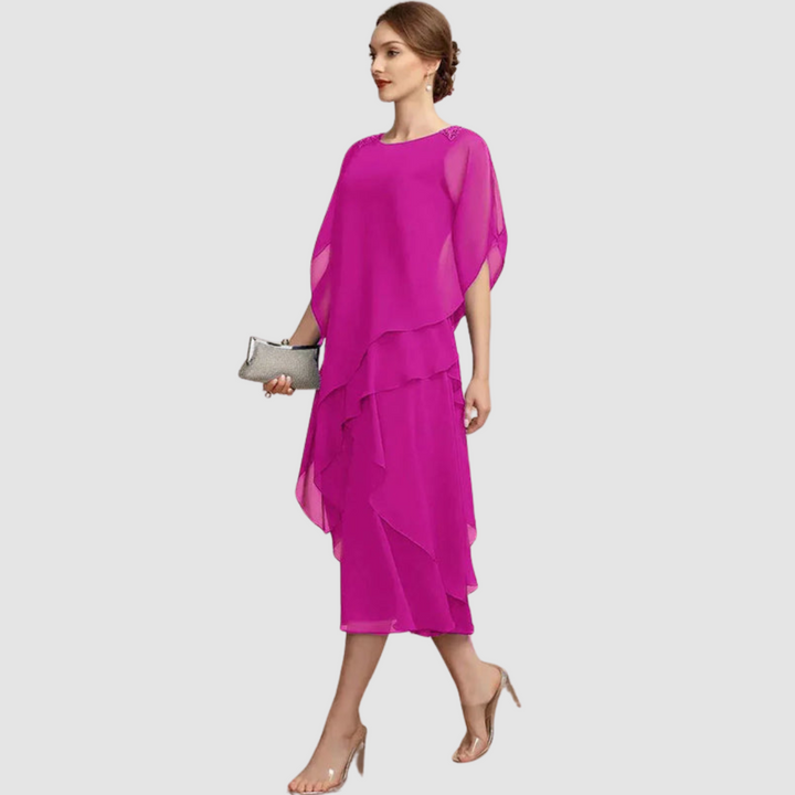 Cierra Elegant Chiffon Dress