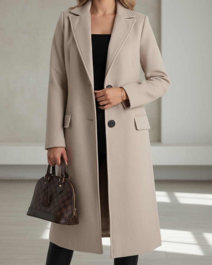 Anastacia Elegant Long Coat