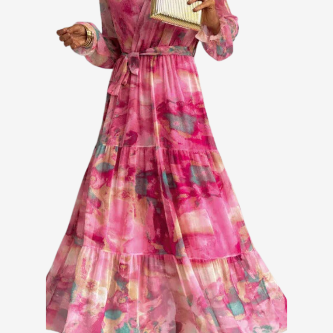 Sharrie Elegant Pink Dress