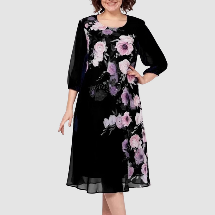 Allison Elegant Floral Dress