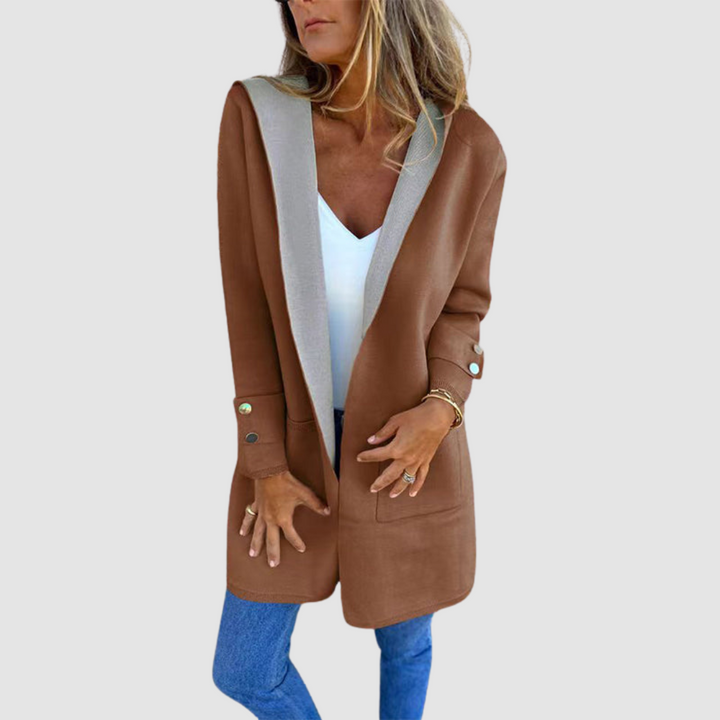 Mariela Colorblock Hooded Jacket