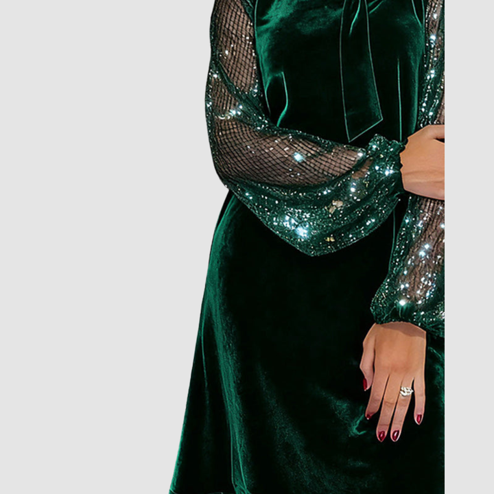 Martina Elegant Suede Dress