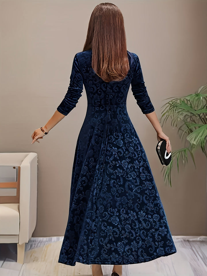 Nicola Elegant Velvet Dress
