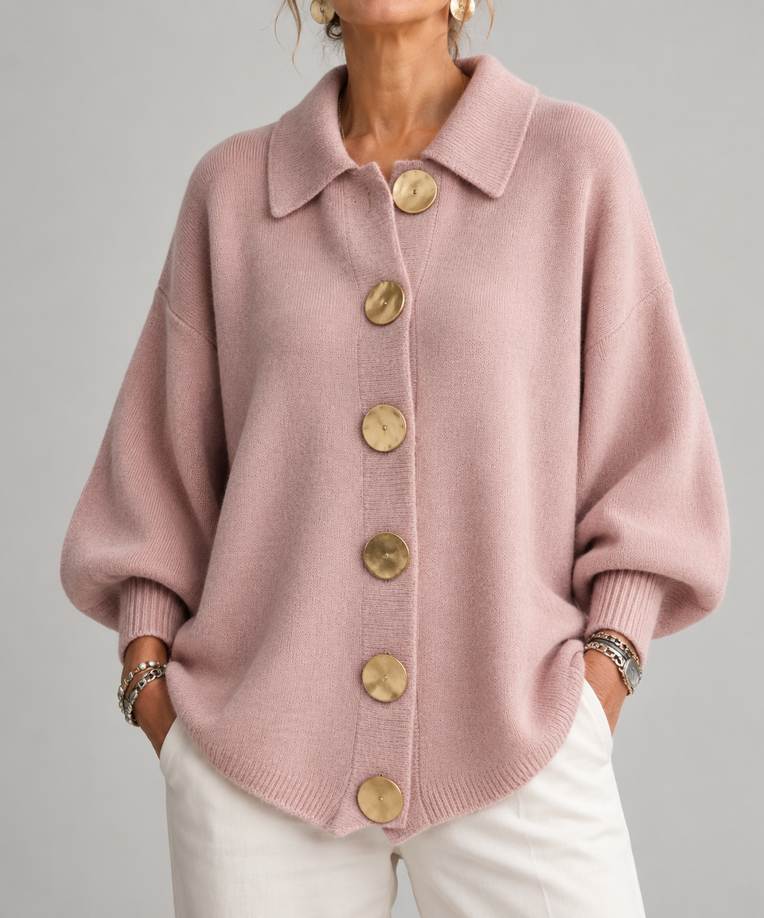 Ardelle | Oversized Collared Cardigan