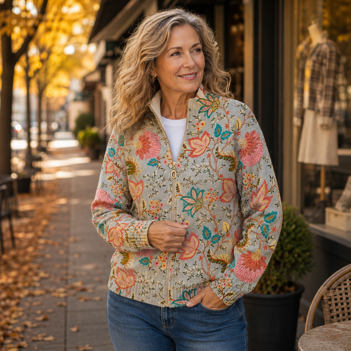 Xanthe | Vintage Floral Garden Print