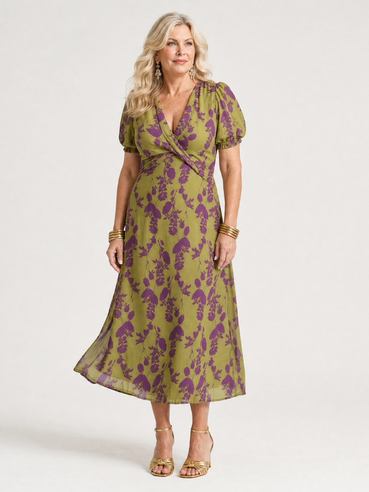 Virel Relaxed Floral Midi Dress