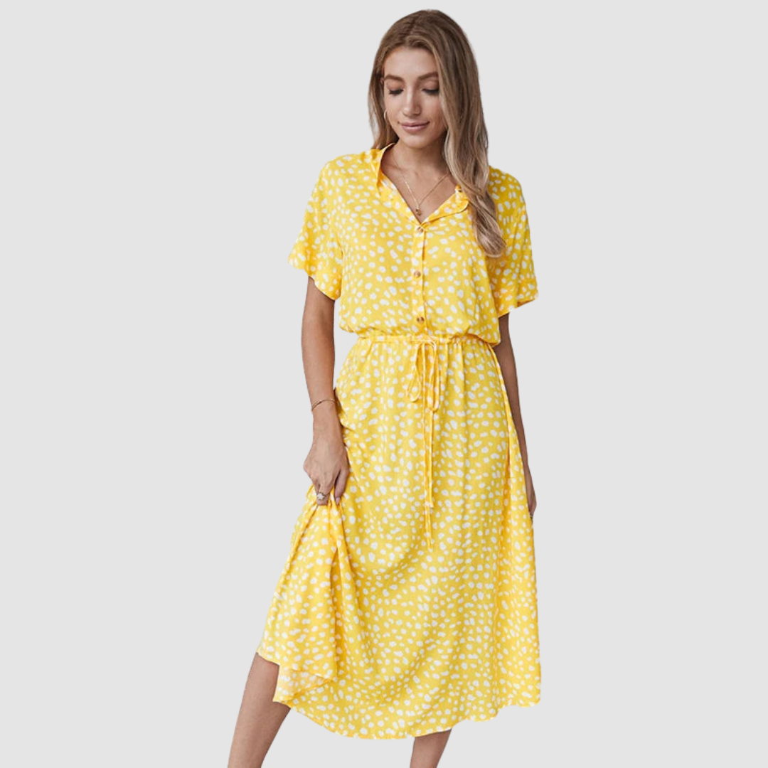 Divina Floral Boho Maxi Dress